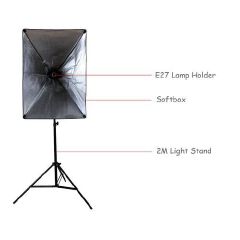 Photo Studio Softbox With 2M Tripod Stand,Light