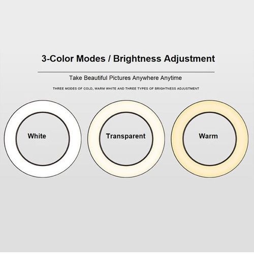 10 Inch Ring Light Selfie Light With Phone Clip