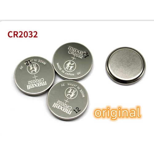 Maxell 2 Pcs CR2032 3V Button Battery, Original 220mAh