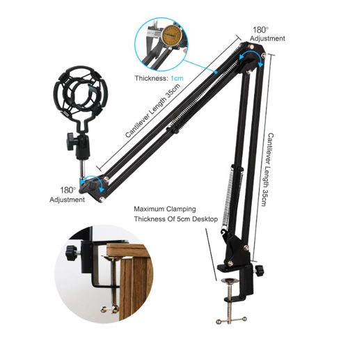 BM800 Professional Condenser Microphone.Kits