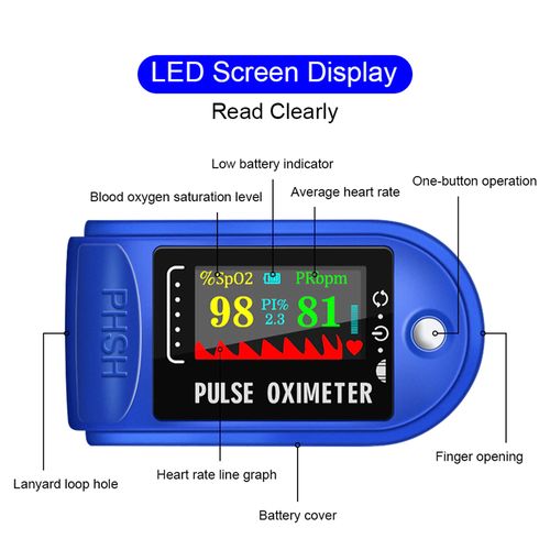 Home Family Finger Pulse Oximeter