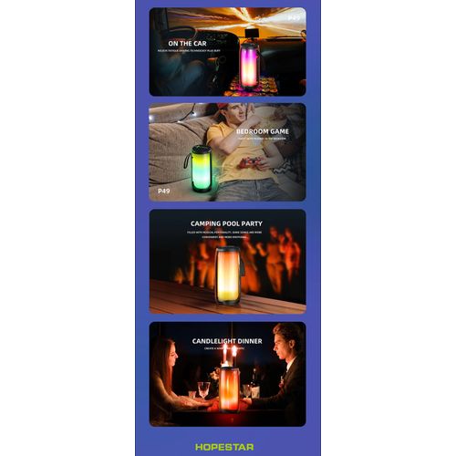 T&G TG157 Outdoor Wireless Bluetooth Speaker Double Speakers Flash Colorful Lights Card Insertion Popular Cross-Border Sound Box