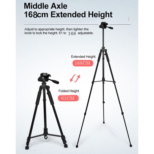 Tripod Stand For SLR Camera/Phone，Max Height：168CM