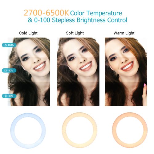 18 Inch 55W Ring Light With 7ft Tripod Stand