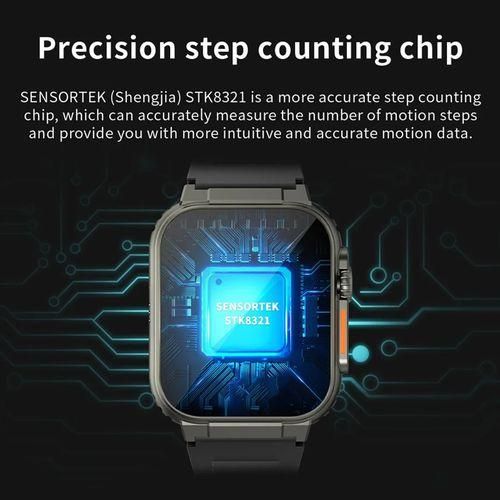 I20 Ultra Smart Watch 2.0 Inch 7 Strap+Headphones