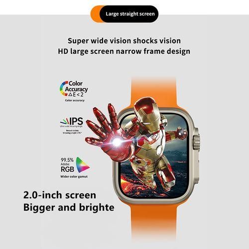 I20 Ultra Smart Watch 2.0 Inch 7 Strap+Headphones
