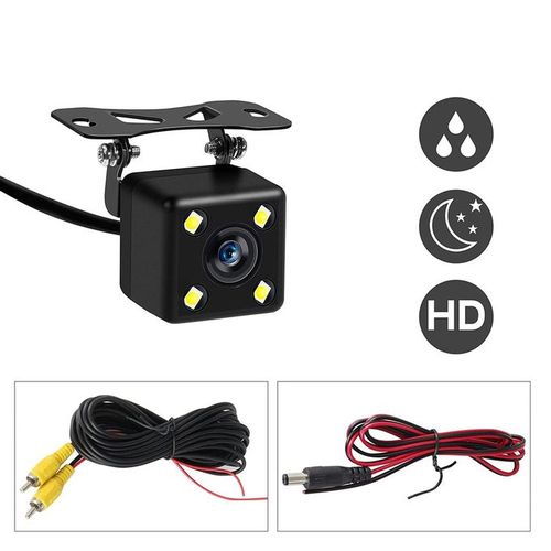 Universal Car 170°Reversing Camera 4 LED High-Definition Waterproof Night Vision Parking Camera