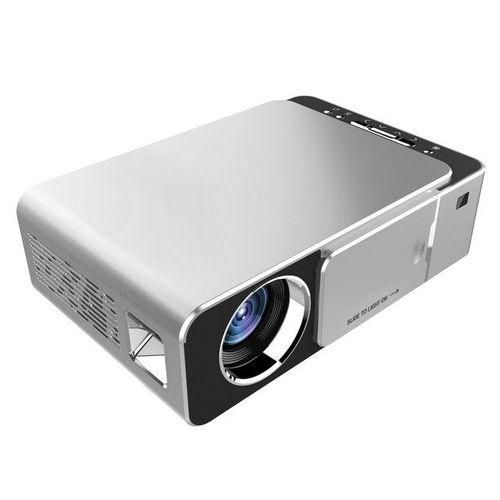 Led Projector T6 Android HD 3D 4K (800 x 480) miracast 3000 Lumens Smart Home Cinema Projector with LAN, 8GB 1GB Ram, Wi-Fi, USB, VGA, Bluetooth, HDMI (Silver)