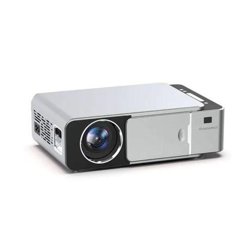 Led Projector T6 Android HD 3D 4K (800 x 480) miracast 3000 Lumens Smart Home Cinema Projector with LAN, 8GB 1GB Ram, Wi-Fi, USB, VGA, Bluetooth, HDMI (Silver)