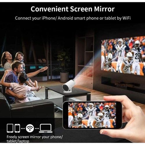 Mini Full HD Smart Portable Projector - Wireless, HDMI, Home & Office