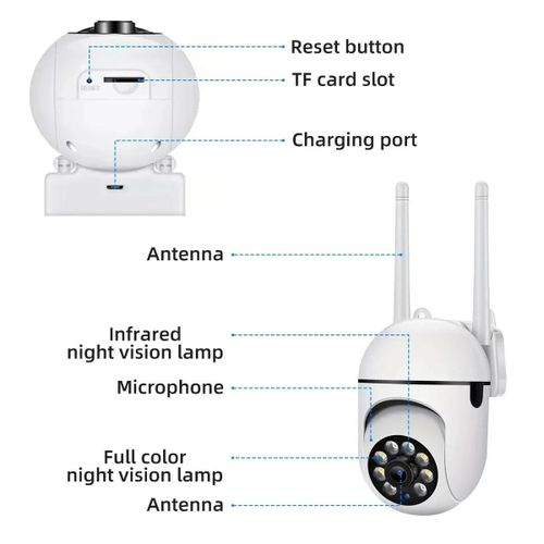 1080P IP Camera Wireless WIFI Outdoor CCTV PTZ Smart Home Security IR Camera