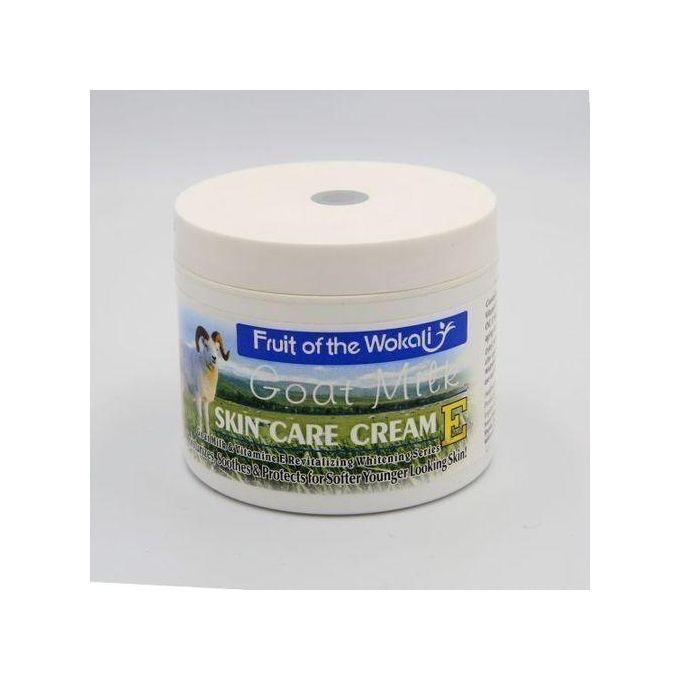 Fruit Of The Wokali Goat Milk Skin Care Cream With Vitamin E