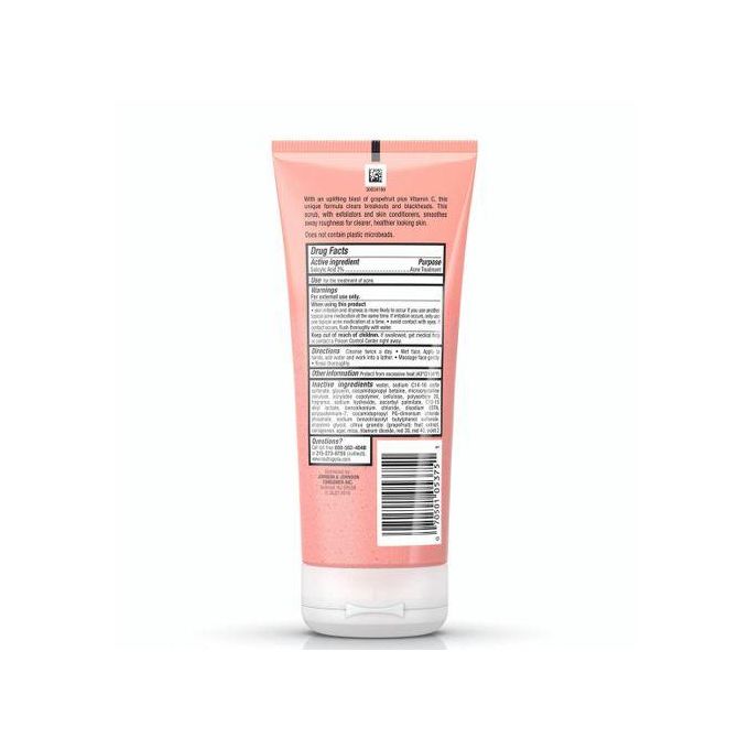 Neutrogena Oil-Free Acne Wash Pink Grapefruit Foaming Scrub 198ml