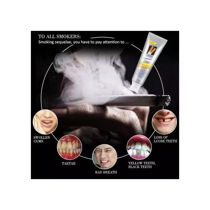 Disaar Smokers Teeth Whitening Toothpaste Stain Bad Breath Remover