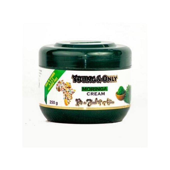 Young & Only Moringa Shea Butter 100% All Natural Unrefined Shea Butter