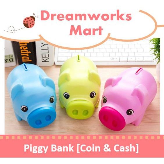 Piggy Banks Metallic Piggy Bank with a Padlock and two keys Hard Plastic Piggy Bank