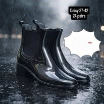 Women Gumboots Waterproof PVC Rain Gumboots