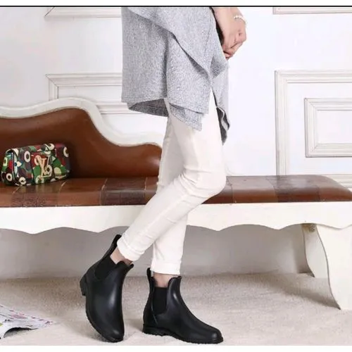 Women Gumboots Waterproof PVC Rain Gumboots