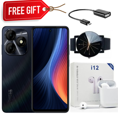 FLASH SALE DEALS!!!  Itel P55 128GB + 12(4+8)GB RAM 6.6" Display Phone Dual SIM 50MP+8MP Camera 5000mAh Baterry Fingerprint And Face 4G Network Unlock Smart Phones+FREE GIFTS