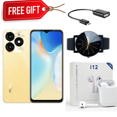 FLASH SALE DEALS!!!  Itel P55 128GB + 12(4+8)GB RAM 6.6" Display Phone Dual SIM 50MP+8MP Camera 5000mAh Baterry Fingerprint And Face 4G Network Unlock Smart Phones+FREE GIFTS