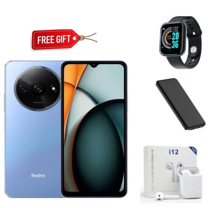 BLACK NOVEMBER OFFERS!! XIAOMI Redmi A3 6.71" 128GB+4GB 4G Network 5000mAh Battery 8MP AI Camera 10W Fast Charging Fingerprint Sensor Android 14 Smart Phones+FREEBIES