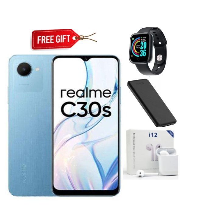 BLACK NOVEMBER OFFERS!! Brand New Realme C30s 6.5'' 3GB RAM + 64GB Storage m 8MP AI Camera Dual Sim Side Fingerprint Unlock 5000mAh Smart Phones+FREEBIES