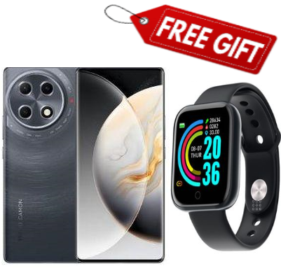 FLASH SALE DEALS!!!  Tecno Camon 30S PRO 6.78''FHD-AMOLED 12OHz, 256GB ROM+8GB RAM+(8GB RAM Extended) Daul Sim, 5000mAh Battery, Curved Screen Smart Phones+FREE Smartwatch