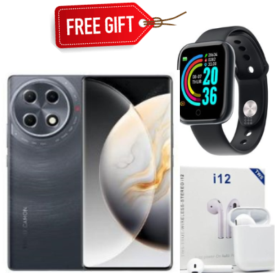 FLASH SALE DEALS!!!  Tecno Camon 30S PRO 6.78''FHD-AMOLED 12OHz, 256GB ROM+8GB RAM+(8GB RAM Extended) Daul Sim, 5000mAh Battery, Curved Screen Smart Phones+Free Smartwatch+Earpods