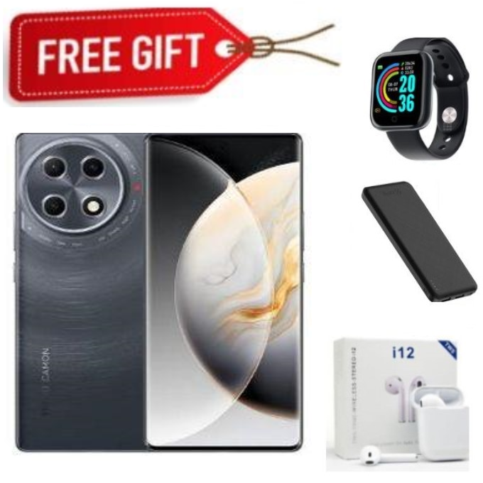 FLASH SALE DEALS!!!  Tecno Camon 30S PRO 6.78''FHD-AMOLED 12OHz, 256GB ROM+8GB RAM+(8GB RAM Extended) Daul Sim, 5000mAh Battery, Curved Screen Smart Phones+FREEBIES