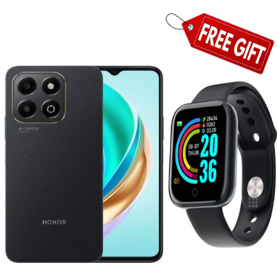 LIMITED OFFER!!!! HONOR X6B 256GB ROM 6GB RAM 6.56 inch DISPLAY Octa-core Fingerprint (side-mounted), 5200 mAh Android 14, Mediatek Helio G85 smartphones+ FREE GIFTS
