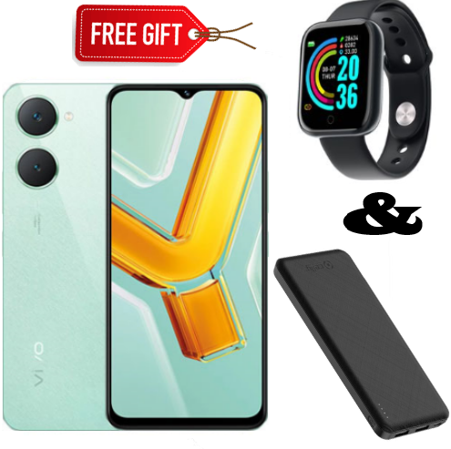 FLASH SALE!!Brand New Vivo Y03 64GB +4 GB 6.56" 90Hz Display Dual Sim Android 4G 5000mAh Smart Phones 2 Years warranty phone +FREE GIFTS