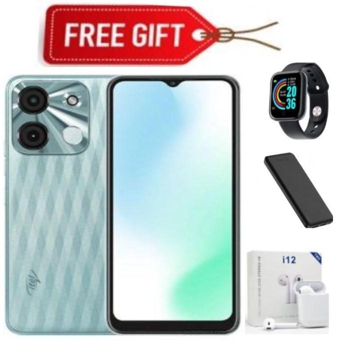 NEW ARRIVALS!!! Itel A60s Dual SIM 128GB+8(4+4)GB RAM 13MP Camera 5000mAh 6.6 Inch HD + Waterdrop Full Screen Phone Fingerprint and Face Unlock Smartphones+FREE GIFTS