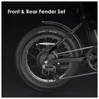 Discounted Deals!! Oraimo Electric Bike(Scrambler 100)-750W Brushless Motor,48V 11.6Ah Li-ion Battery,Foldable Design,Shock Absorbers, Adjustable Leather Saddle,7-Speed Gear,Digital LCD Display-E-Bike