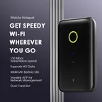 Special Offer!! Oraimo Hotspot Elf 2 MIFI Router-150Mbps, 4G Mobile Hotspot, 2920mAh Battery Life, Translink APP for Network Management, Easy to Connect - Routers