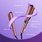 SPECIAL OFFER!! Oraimo Smart Hair Curler Wave 32mm -Wig Friendly, Precise Heat Control, Smart Digital Display,  30s Fast Heat, 5 Temp Settings, 360 degree Swivel Cord - Hair Curlers/Rollers
