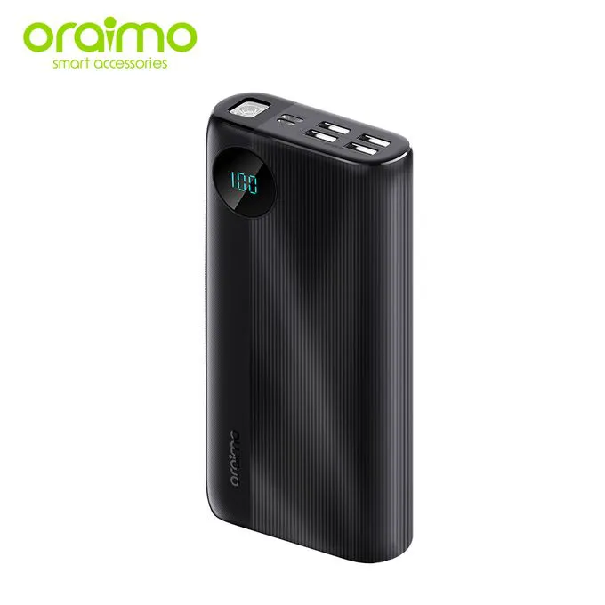 DISCOUNTED OFFER!! Oraimo PowerBox 300 30000mAh Power Bank(OPB-P300Q)- 15W, Type-C IN & OUT, LED Torch, 3A Fast Charging, Multi-Protection Safety System, Dual Input, Triple Output - Power Banks