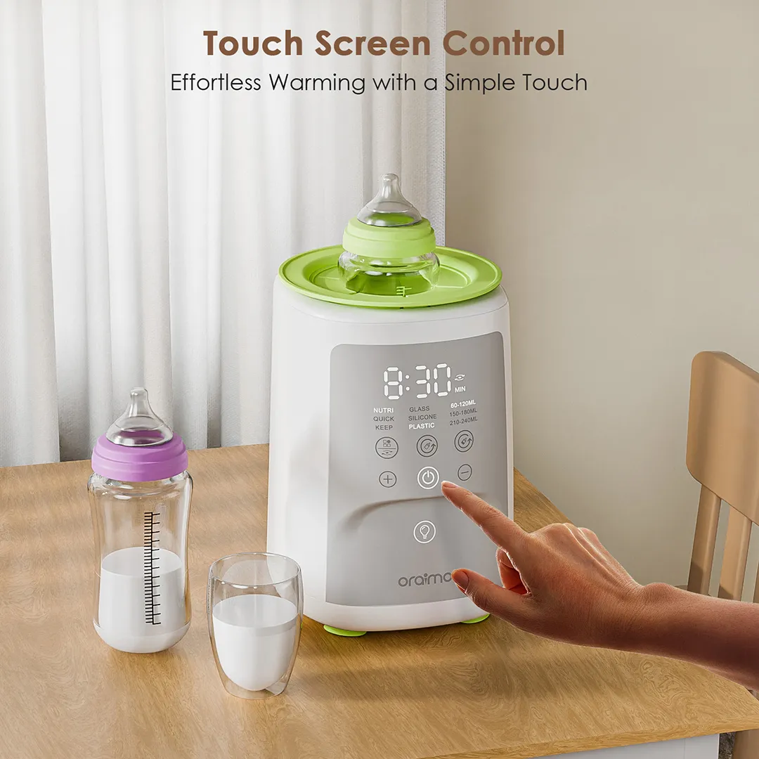LIMITED OFFER!! Oraimo 3-in-1 Smart Baby Bottle-Warmer -Shaker, Warmer & Sterilizer,24-Hr Constant Temp Control,Perfect for Night Feeding, Touch Control,Compatible with All Bottle Sizes -Bottle Warmer