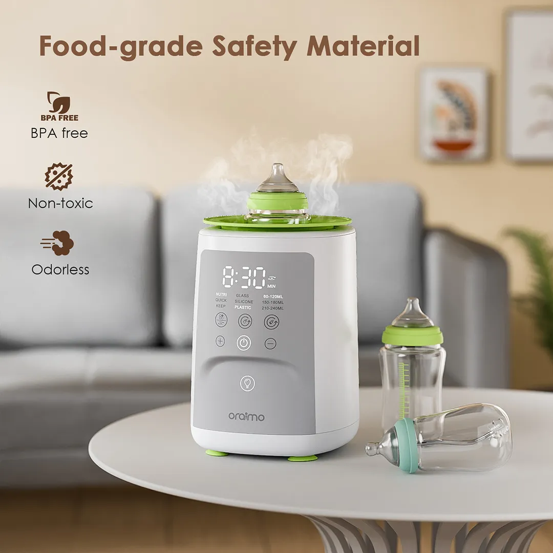 LIMITED OFFER!! Oraimo 3-in-1 Smart Baby Bottle-Warmer -Shaker, Warmer & Sterilizer,24-Hr Constant Temp Control,Perfect for Night Feeding, Touch Control,Compatible with All Bottle Sizes -Bottle Warmer