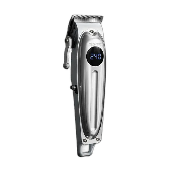 Tech Week Sales!!!Oraimo Smart Clipper Pro OPC-CL30; Adjustable Blades, Super Powerful Motor, 240-minute Runtime, LED Screen Display, 8 Guided Combs, Durable Metal Casing - Clippers/Shavers