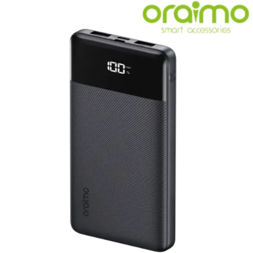 DISCOUNTED OFFER!! Oraimo Toast 22.5 Byte Power Bank -10000mAh,22.5W, Type-C (IN/OUT), 3 Output & 2 Input Ports, Power LED Display, Charge Phone to 60% in 30 Mins, PD&QC 3.0 Compatible - Power Banks