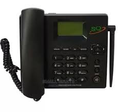 DISCOUNTED OFFER!! SQ LS 960 GSM Fixed Wireless Phone -Dual SIM, FM Radio, SMS Function, Caler ID, Clock Display & Alarm Function - Phones