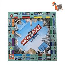 FLASH SALE DEALS!! Monopoly Global Village Board Game-Compact size, Foldable Board, Upto 6 Players, Fun to Play - Board Games