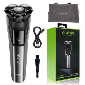 TECH WEEK SALE!!!! Oraimo Smart Smoothness Shaver 2 -Dual Ultra-thin Razor Net, IPX7 Water Resistance, Long-Life Li-ion Battery, 3D Floating Razor Heads,Pop-up Trimmer,One-touch Open -Shavers/Clipper