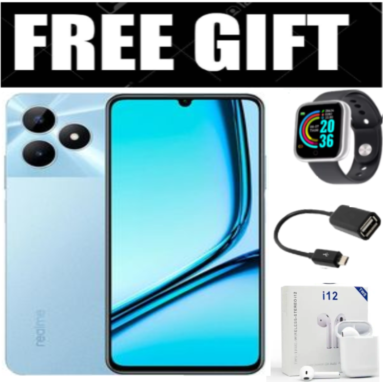 FLASH SALE DEALS!! Brand New realme Note 50 90Hz 6.74" 64GB ROM + 6(3+3)GB RAM 5000mAh 13MP Al Camera Unisoc Tiger T612 Type-C 3-Card Slot Smart Phones +FREE GIFTS