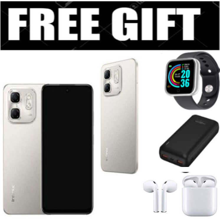 FLASH SALE DEALS!!! INFINIX HOT 50i 6GB RAM+128GB ROM Storage 6.7" display,120Hz refresh rate,4G Dual Sim 18W Fast charge+5000mAh Battery, 48MP camera, Android 14 Smartphone+FREEBIES