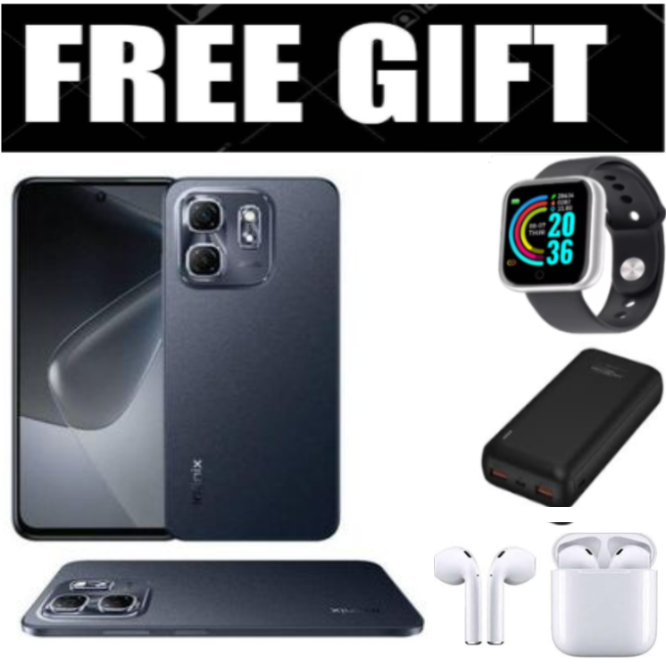 FLASH SALE DEALS!!! INFINIX HOT 50i 6GB RAM+128GB ROM Storage 6.7" display,120Hz refresh rate,4G Dual Sim 18W Fast charge+5000mAh Battery, 48MP camera, Android 14 Smartphone+FREEBIES