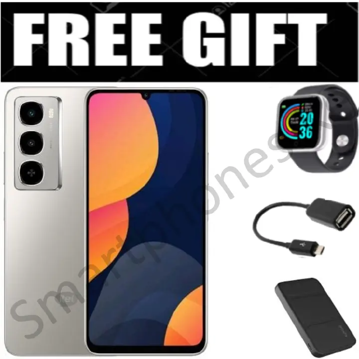 NEW ARRIVALS!! Itel CITY 100 , 6.75" Inch Display, IP64, (6+12)GB RAM + 128 GB ROM, 5200mAh, Side Mounted Fingerprint - Meteor Titanium +FREE Smart Watch, OTG, Power Bank
