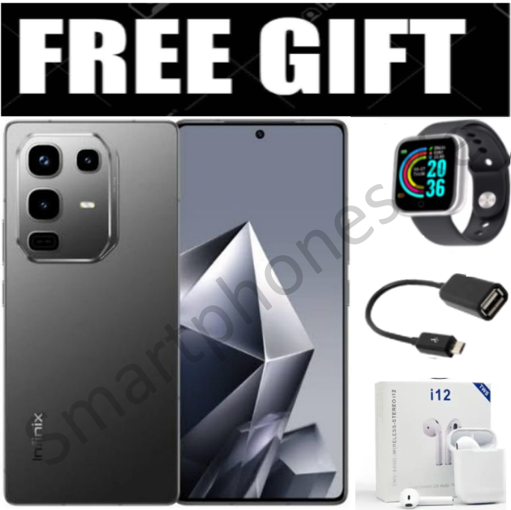 NEW ARRIVAL!! Infinix Note 50 Pro 4 UP TO 16GB(8+8GB) RAM, 256GB ROM, 50MP, 5200MAh Battery +FREE Smart Watch, OTG, i12