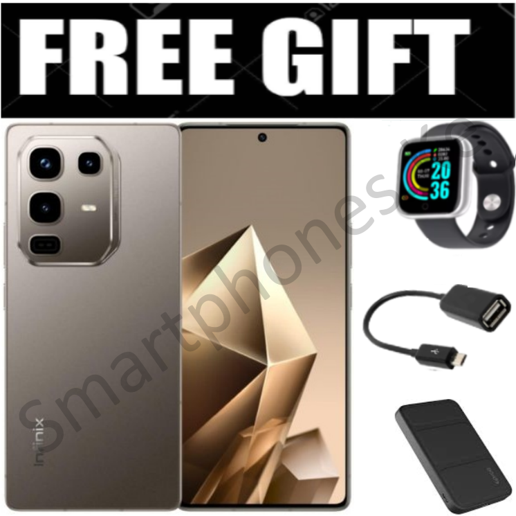 NEW ARRIVAL!! Infinix Note 50 Pro 4 UP TO 16GB(8+8GB) RAM, 256GB ROM, 50MP, 5200MAh Battery +FREE Smart Watch, OTG, Power Bank