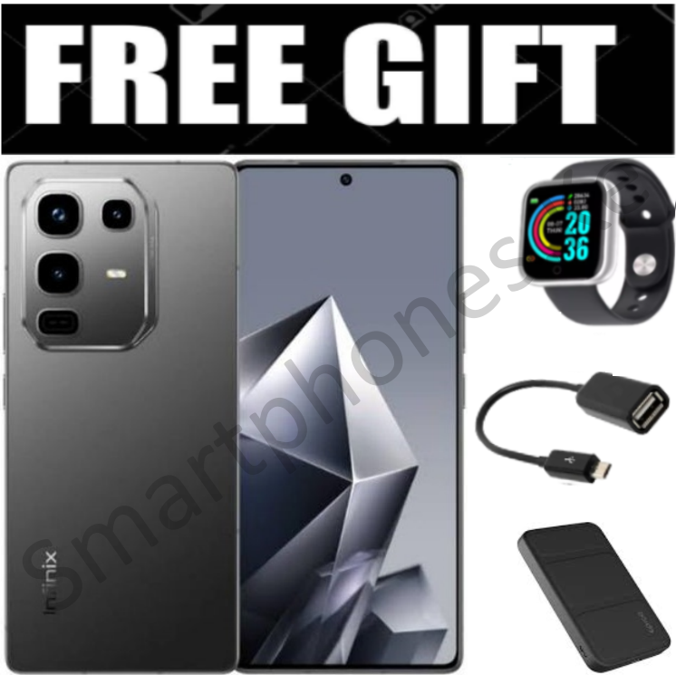 NEW ARRIVAL!! Infinix Note 50 Pro 4 UP TO 16GB(8+8GB) RAM, 256GB ROM, 50MP, 5200MAh Battery +FREE Smart Watch, OTG, Power Bank